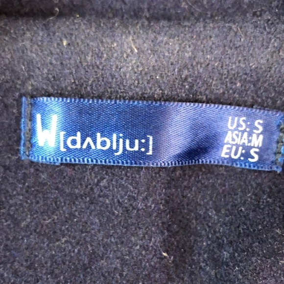 W[dvblju] Men Wool Blended Navy Peacoat     Size Small - Picture 10 of 13